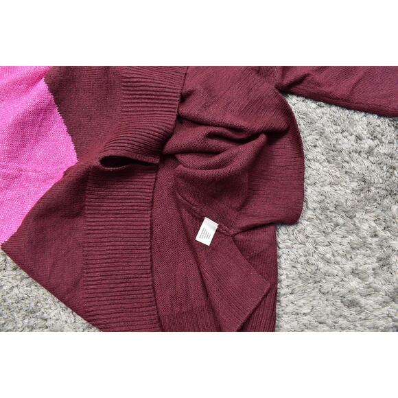 Lane Bryant Plus Size 22/24 Multicolor Pullover Sweater Knit Turtle Neck - Picture 8 of 8